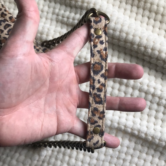 Say What? Vintage faux leather cheetah leopard bag Brand New Still with tags. - Picture 4 of 9